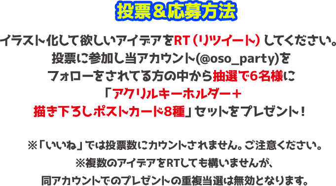投票＆応募方法
